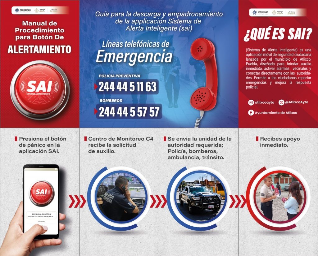 SEGURIDAD EN TU MANO; LA APP DE PROTECCIÓN QUE BLINDA A ATLIXCO
