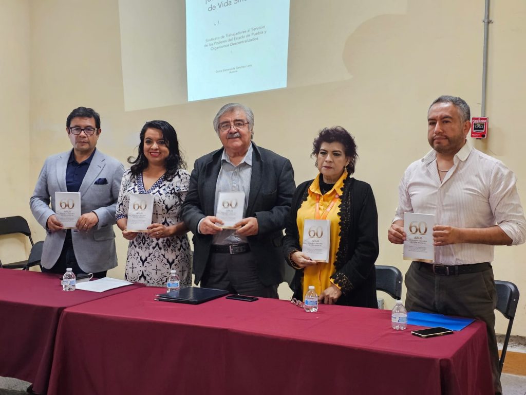 Presentan el libro “60 años: Una Gran Historia de Vida Sindical”.