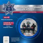 LA SECRETARÍA DE SEGURIDAD CIUDADANA DETIENE A PRESUNTO RESPONSABLE DE ROBO DE AUTOPARTES EN ATLIXCO